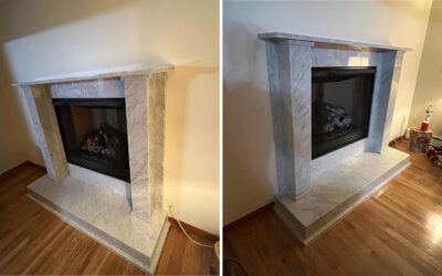 Custom Marble, Granite Stone Fireplace Mantel Surrounds Fabrication and Installation | Wallingford, CT