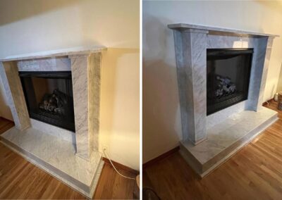 Quartz Or Marble Fireplace Surrounds Fabrication & Installation Services | Marlborough, CT