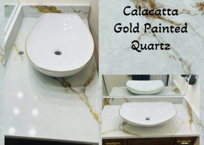 Custom Quartz Stone Bathroom Countertops in Berlin, CT by Ambiance Stone